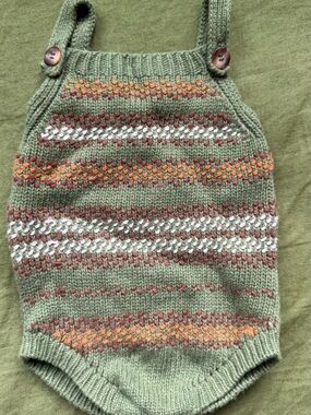 Bebe Organic knit romper